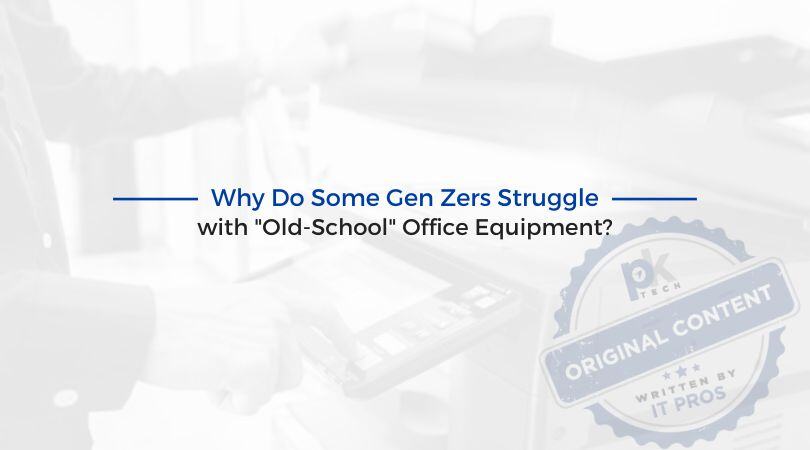 Why Do Some Gen Zers Struggle with “Old-School” Office Equipment?