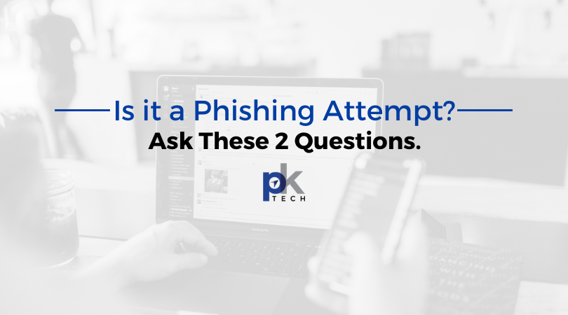 Is it a phishing attempt? Ask these two questions.