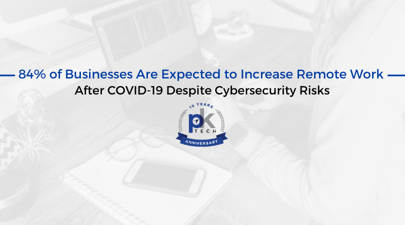 84% of Businesses Are Expected to Increase Remote Work After COVID-19 Despite Cybersecurity Risks