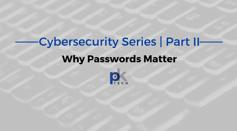 Cybersecurity Series | Part II: Why Passwords Matter