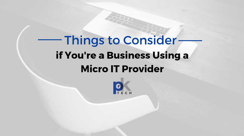 Things to Consider if You’re a Business Using a Micro IT Provider