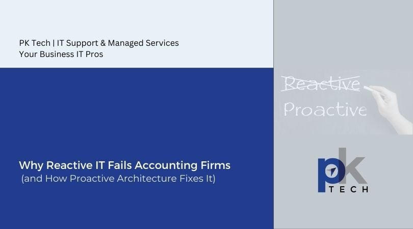 Why Reactive IT Fails Accounting Firms (and How Proactive Architecture Fixes It)