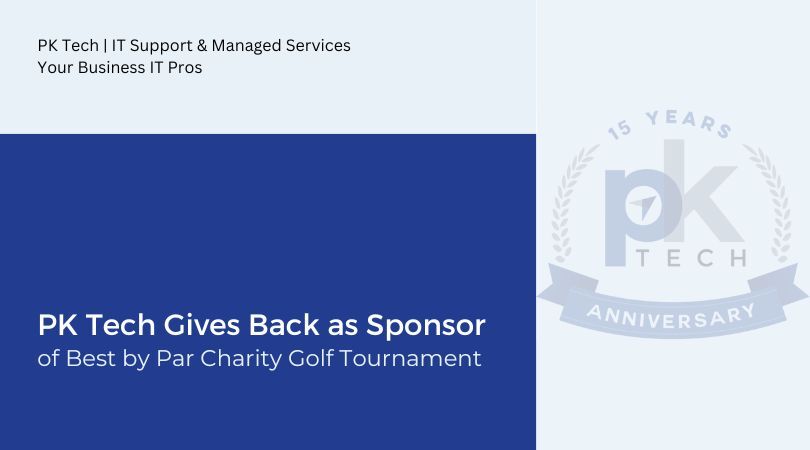 PK Tech Gives Back as Sponsor of Best by Par Charity Golf Tournament